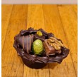 Halv påskeæg i mørk chokolade, ca. 125 gram DENNE VARE SKAL AFHENTES I BUTIKKEN