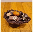 Halv påskeæg i mørk chokolade, ca. 175 gram DENNE VARE SKAL AFHENTES I BUTIKKEN