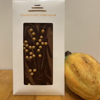 Lys og mørk chokolade med crunch