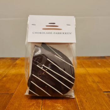 Pebermyntebrud overtrukket i mørk chokolade