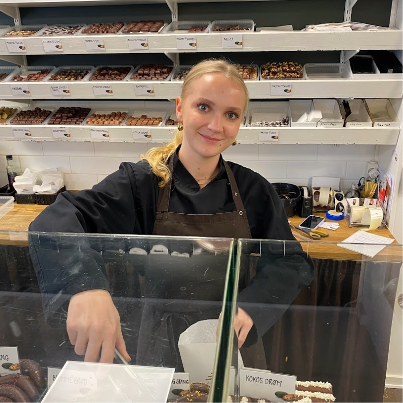 Medarbejder Mynte - hos Chokolade-fabriken